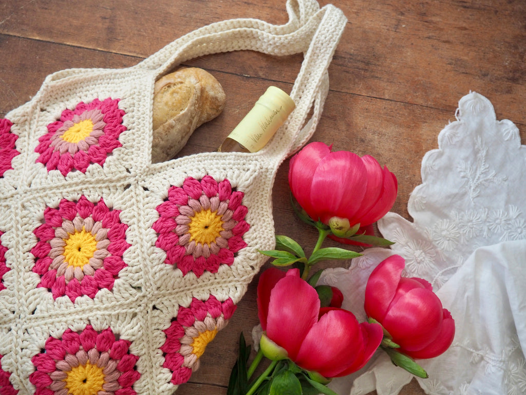 Peony Market Bag