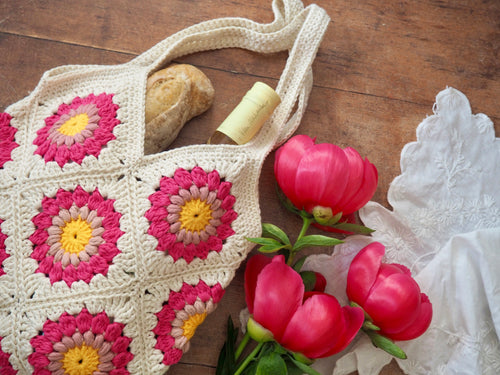 Peony Market Bag