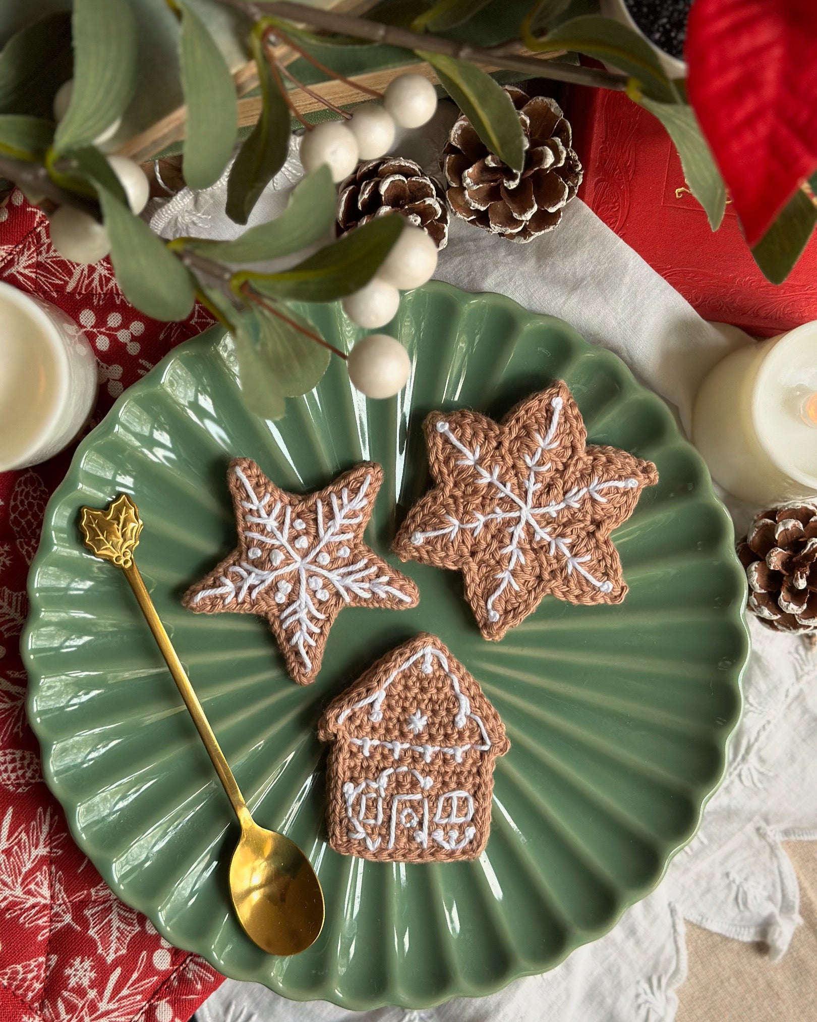 Gingerbread Biscuit Ornaments