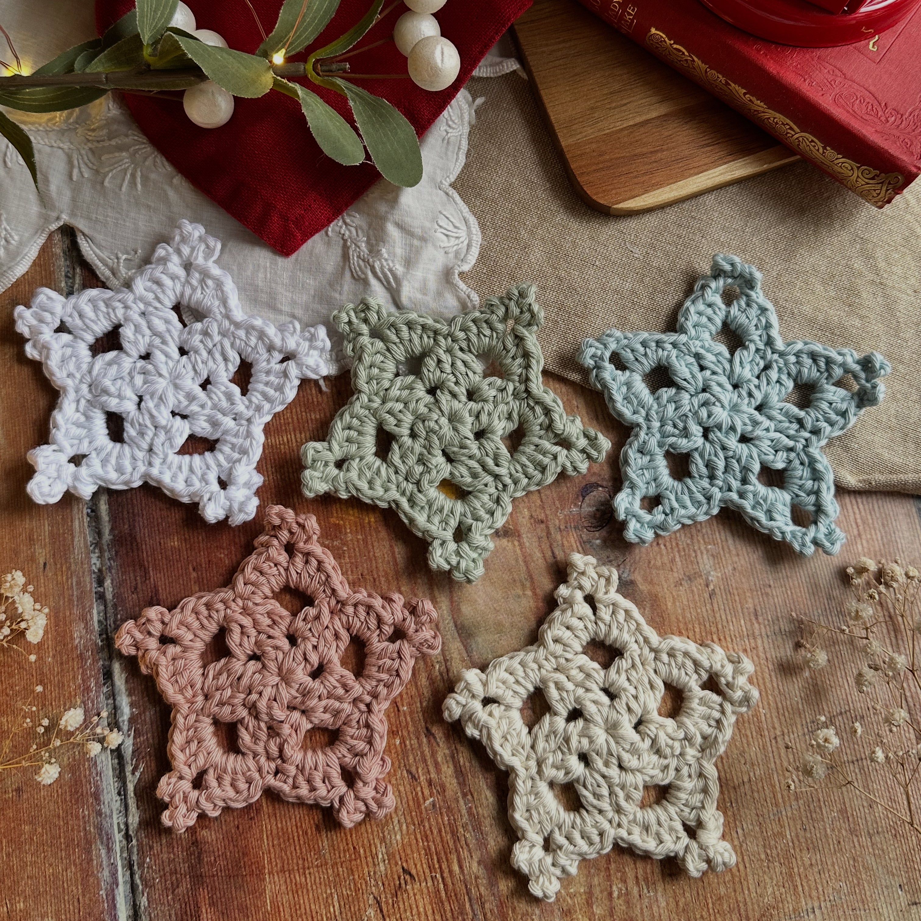 Snowflake Star Ornaments