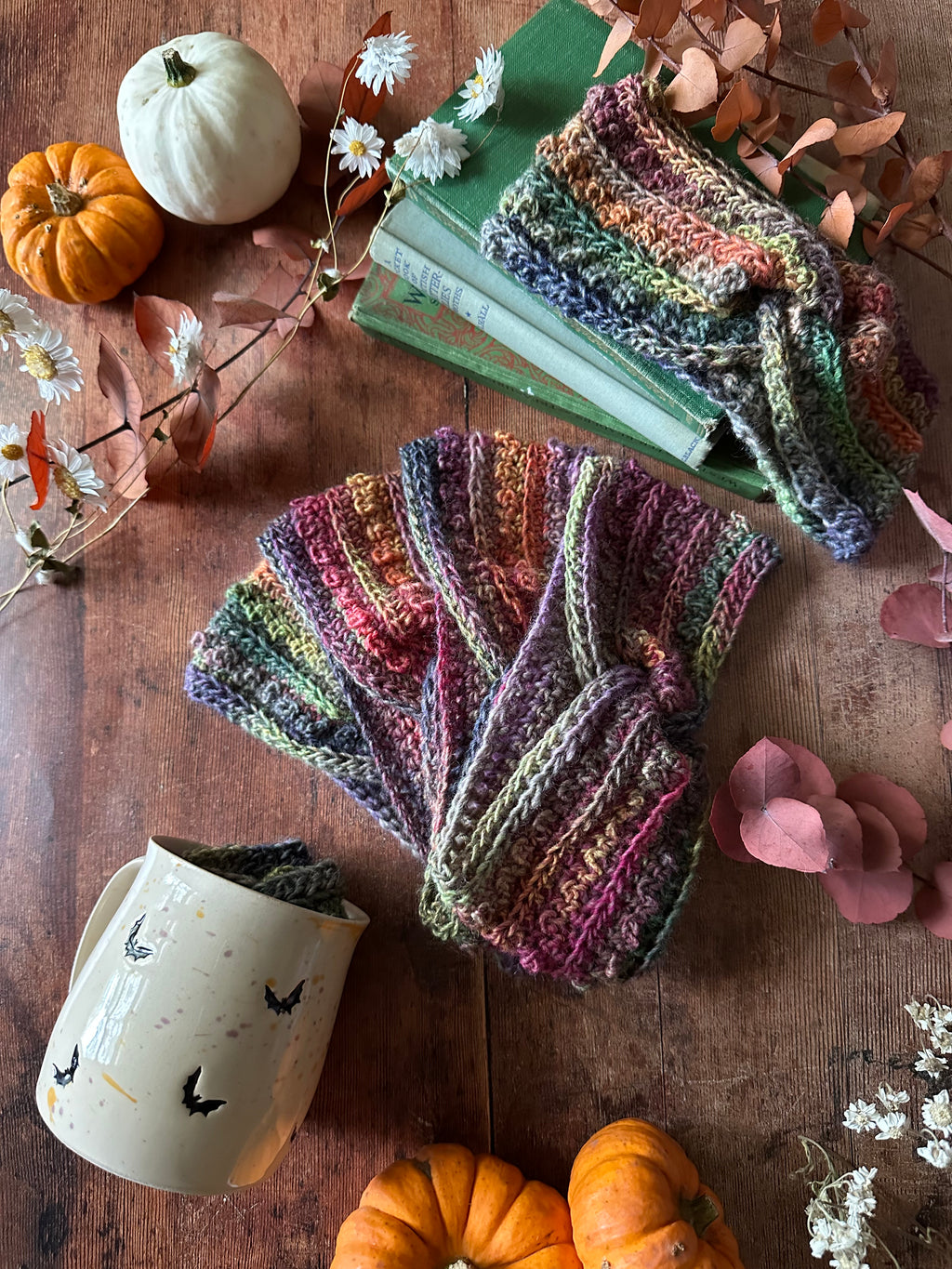 Rainbow Picot Headwarmer
