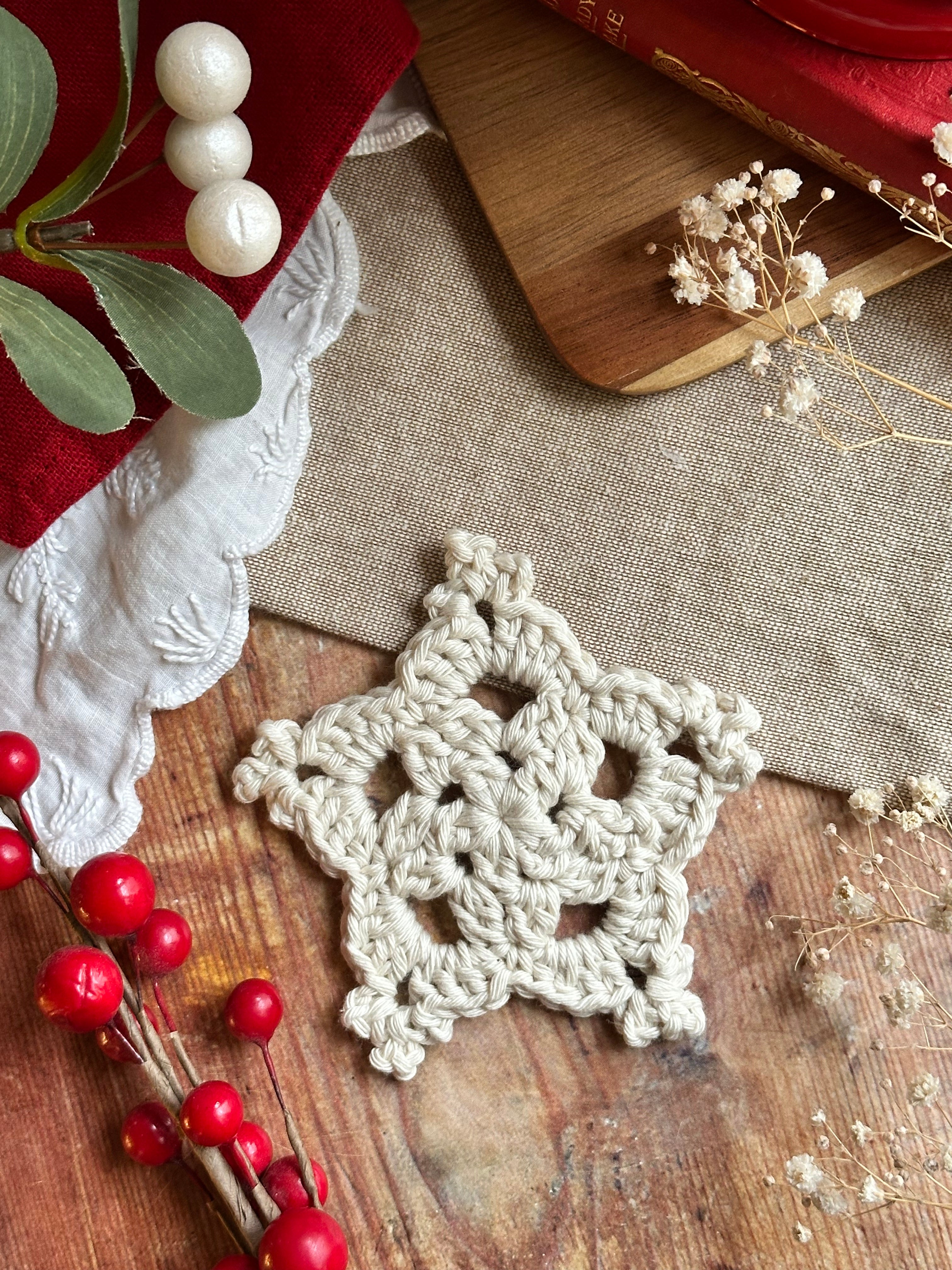 Snowflake Star Ornaments