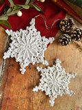 Hanging "Paper" Snowflakes
