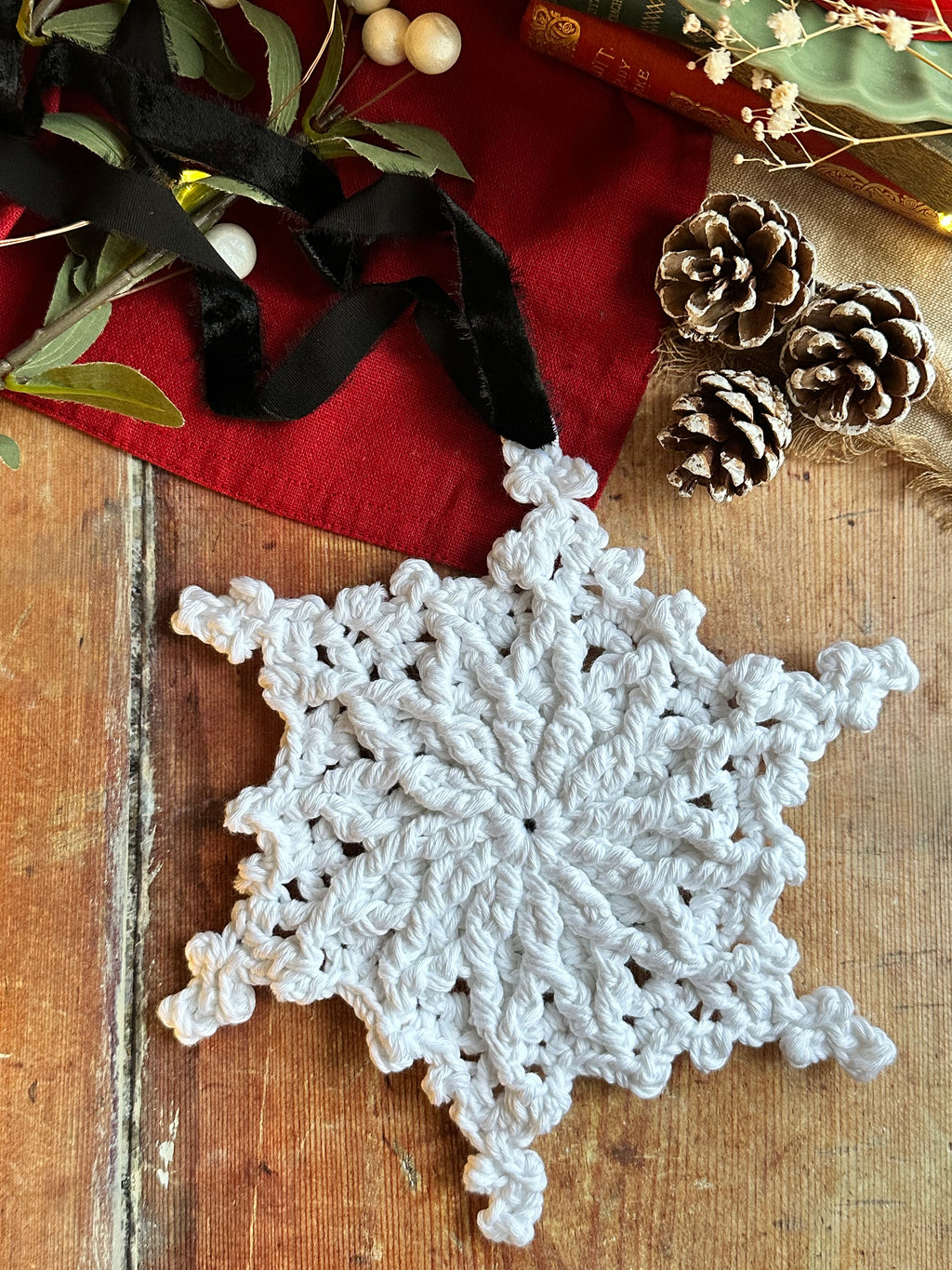 Giant Hanging "Paper" Snowflake