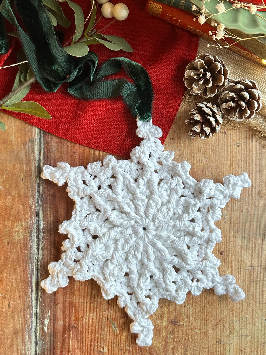 Giant Hanging "Paper" Snowflake