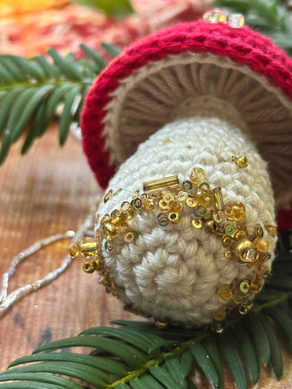 Heirloom Embellished Mushroom
