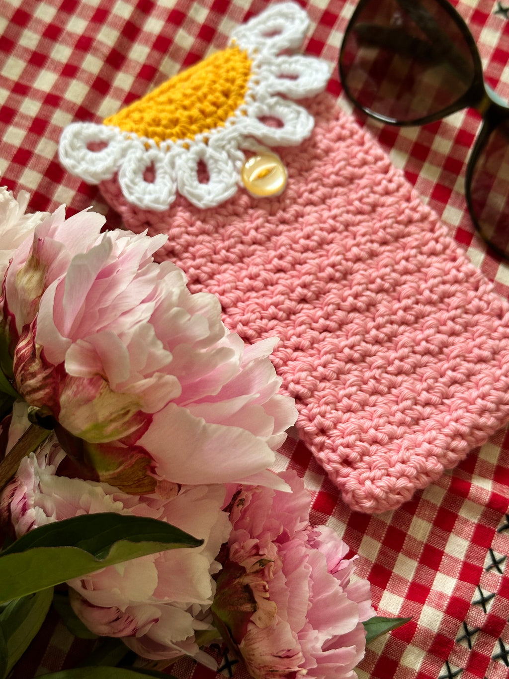 Floral Sunglasses Case