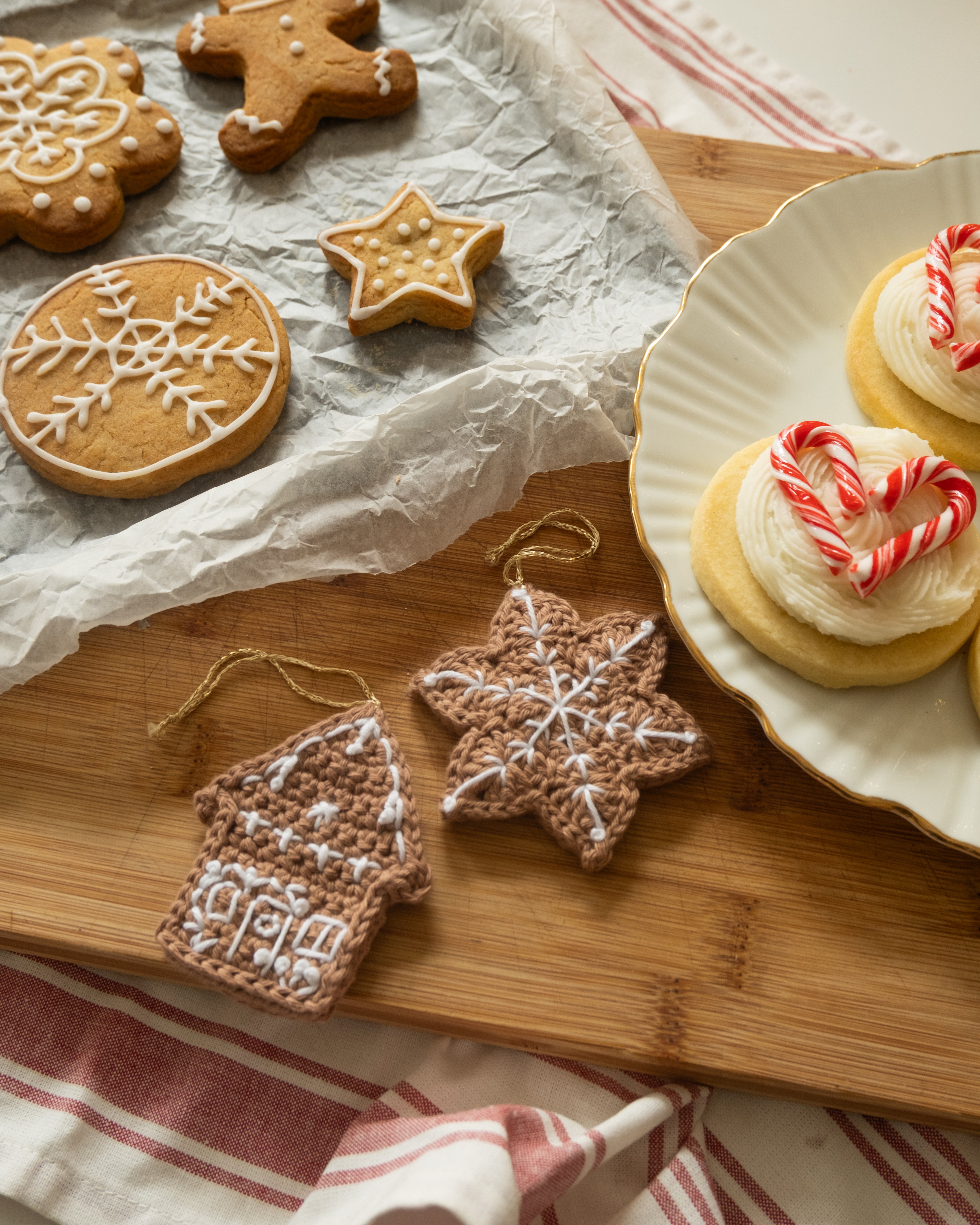 Gingerbread Biscuit Ornaments