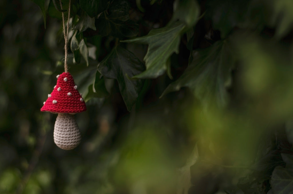 Hanging Mushroom Ornament