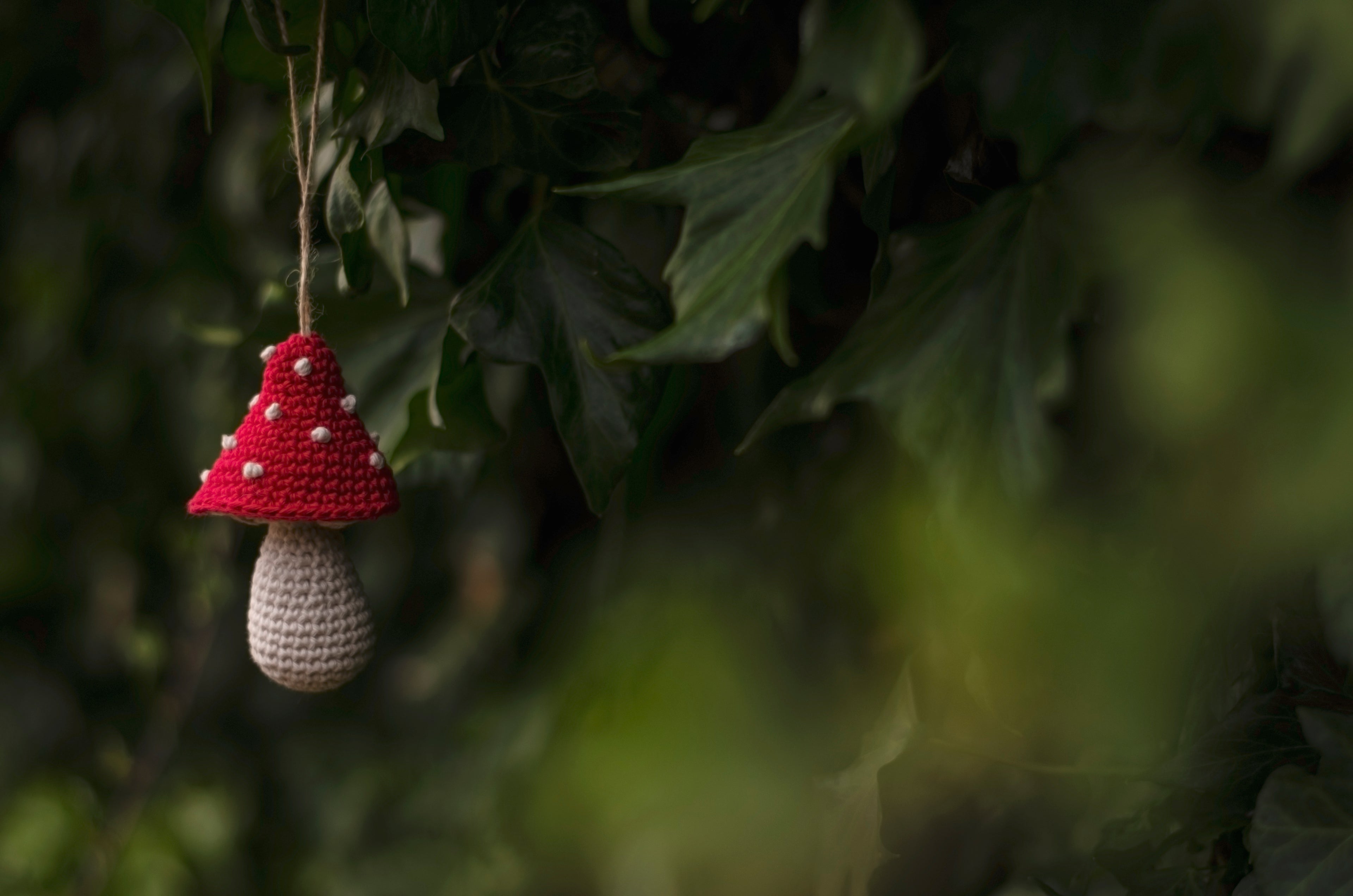 Hanging Mushroom Ornament